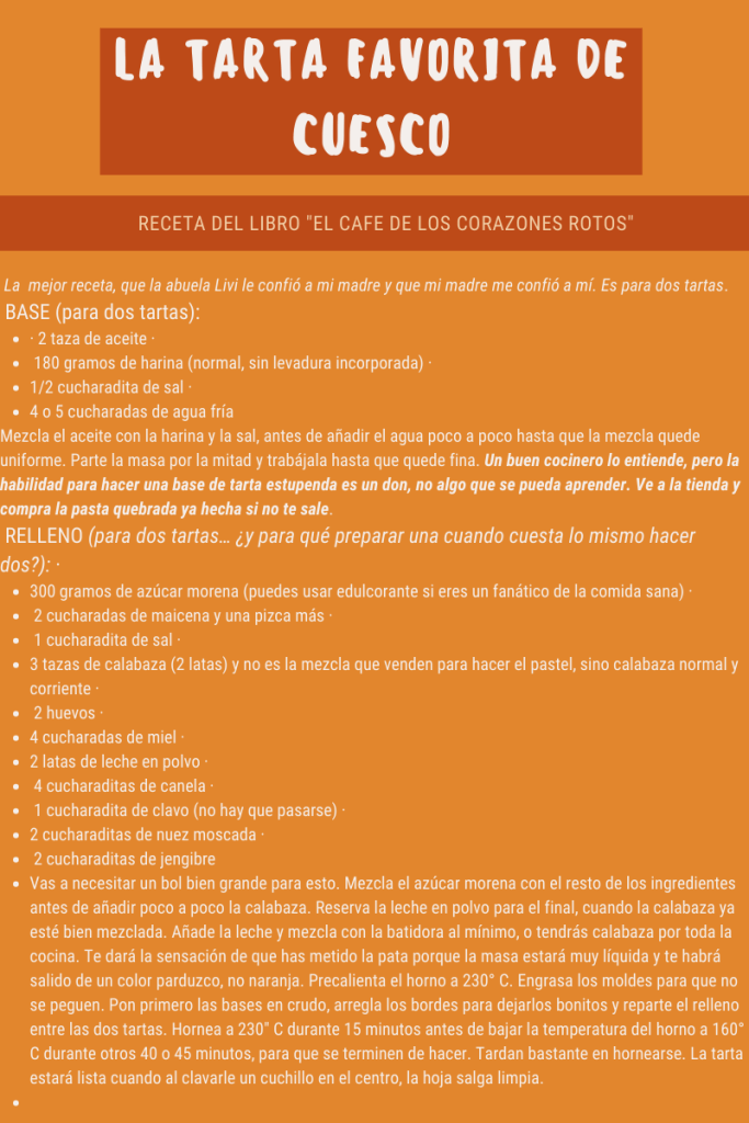  Receta  tarta de  calabaza