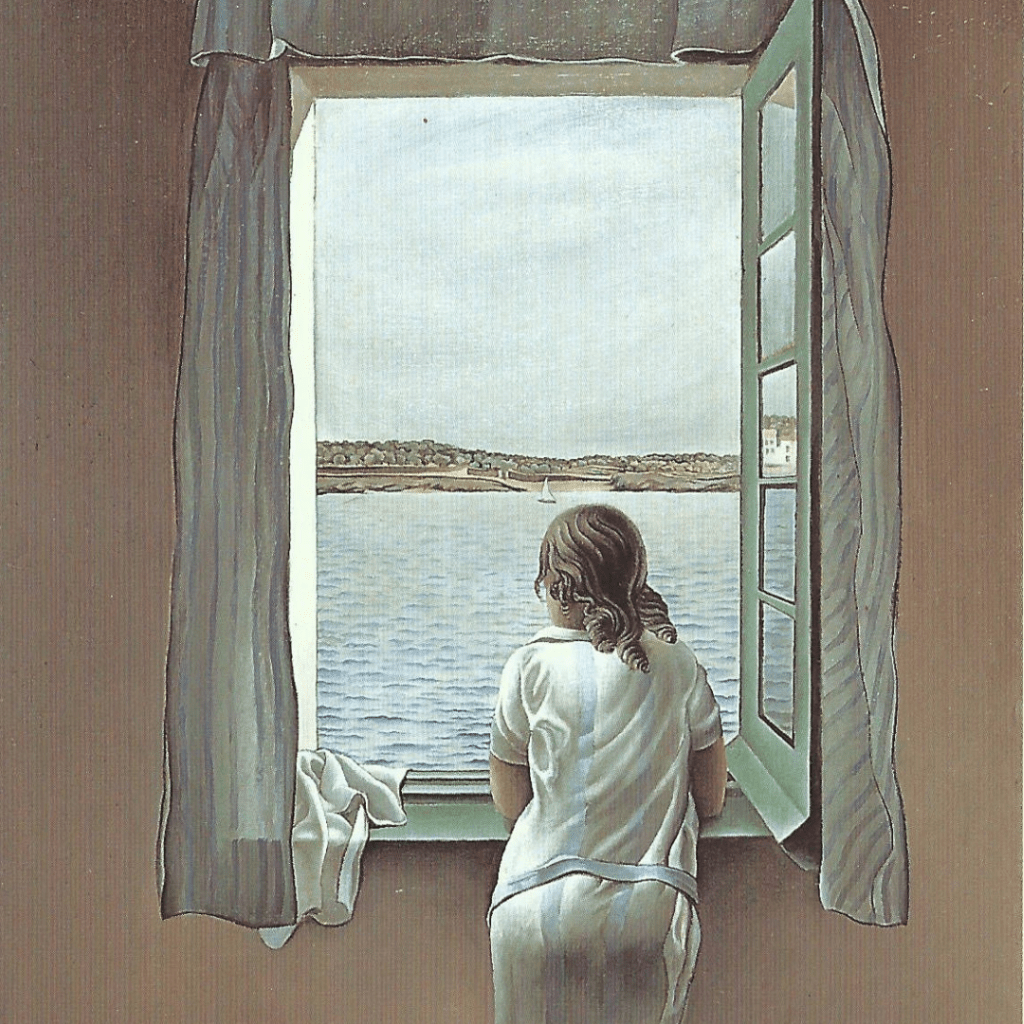 Muchacha en la ventana Dalí