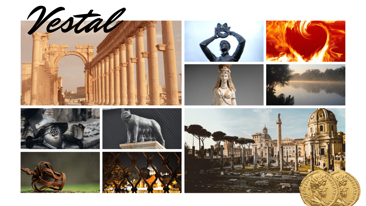 mosaico de elementos relacionados con el texto