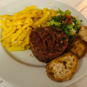 tartaro de buey estilo « Bourse 

